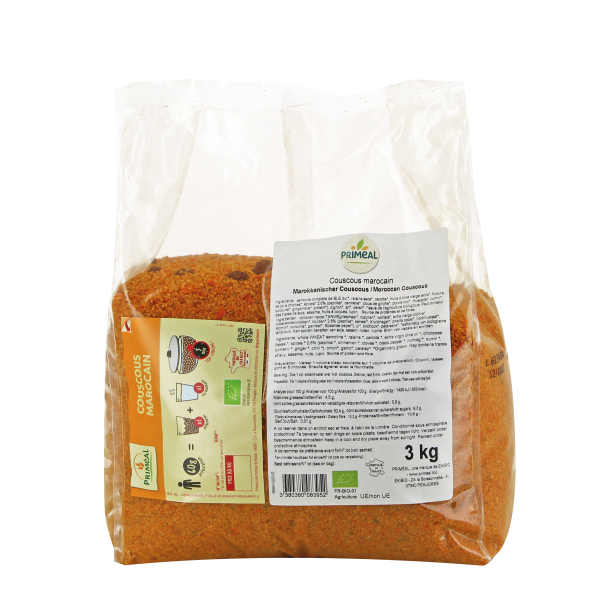 Couscous marocain bio (raisins et épices) - 1